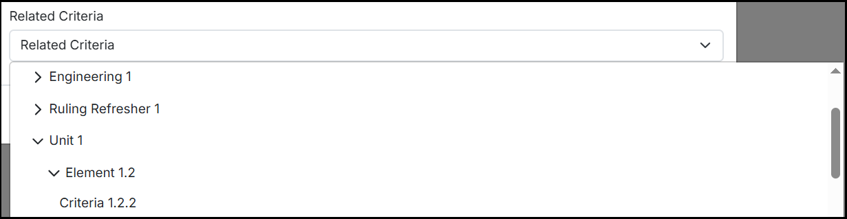 Admin Management - Edit Skill - Related Criteria Selection.png